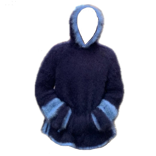 customizable mohair hoodie