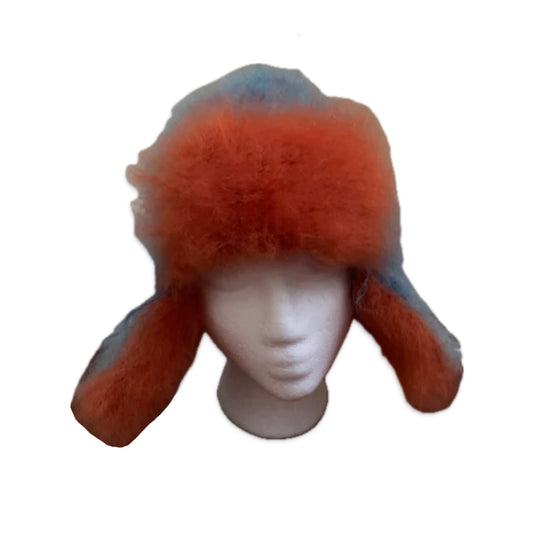 customizable mohair trapper hat